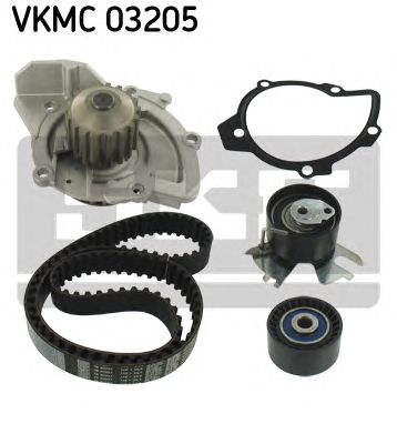 VKMC 03205 SKF - Насос охолоджуючої рідини + комплект зубчатого ремня1